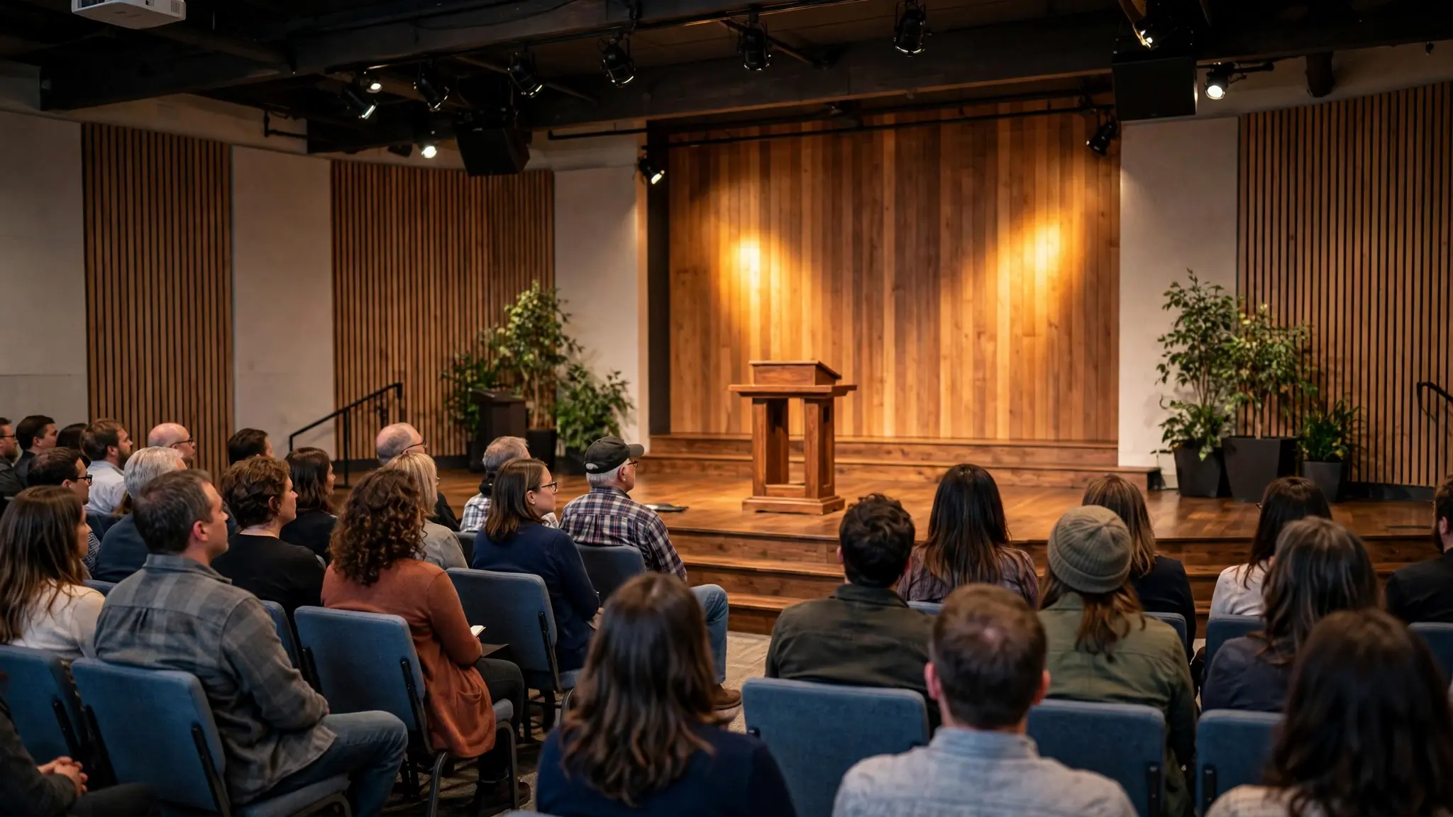A church building in Kirkland, Washington, where pastor Cristian Popescu led his congregation