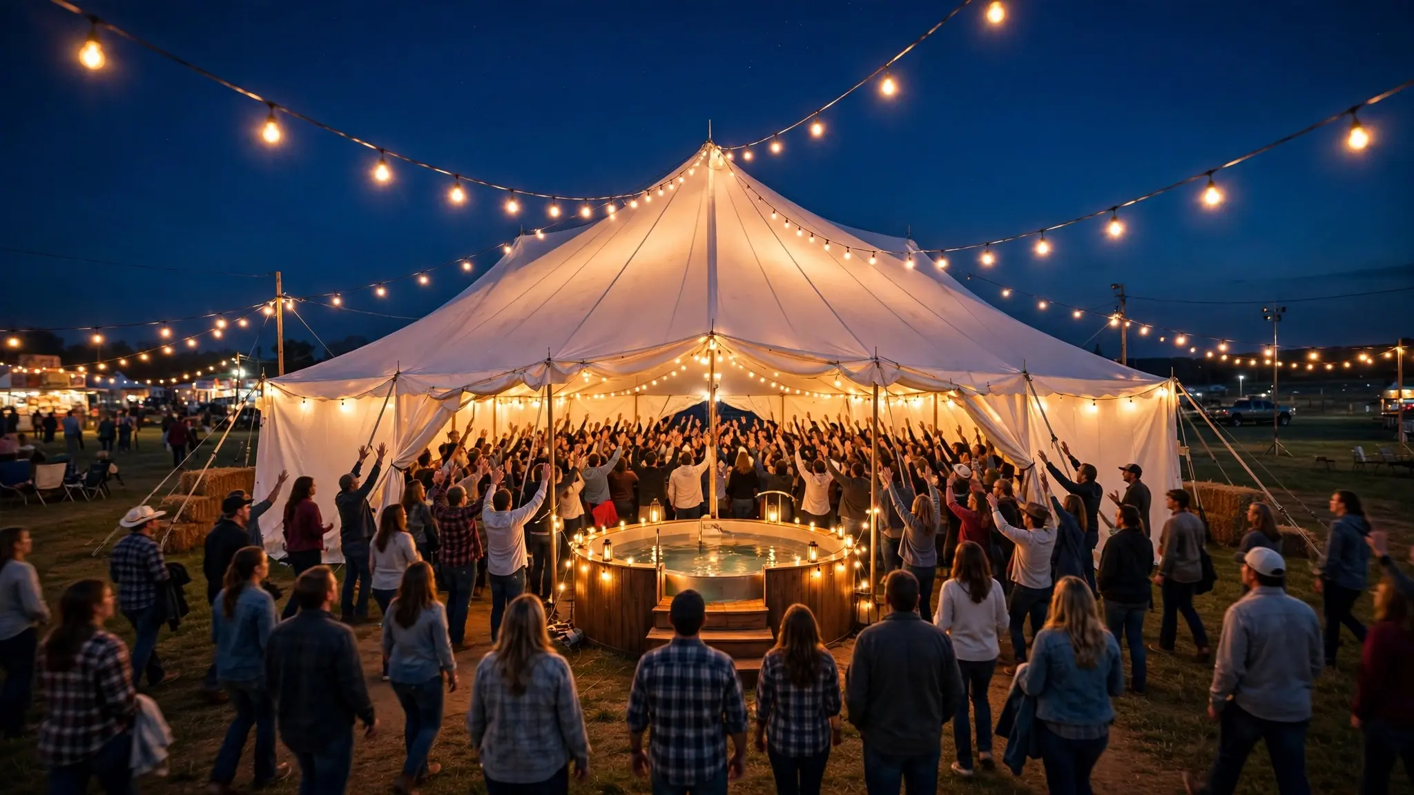 Doctor Turned Evangelist's Tent Revival Baptizes 3,000 in One Year